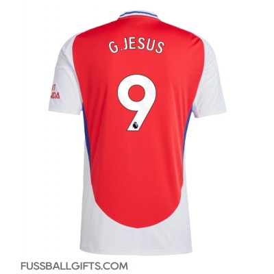 Arsenal Gabriel Jesus #9 Fußballbekleidung Heimtrikot 2024-25 Kurzarm Arsenal Gabriel Jesus #9 Fußballbekleidung Heimtrikot 2024-25 Kurzarm